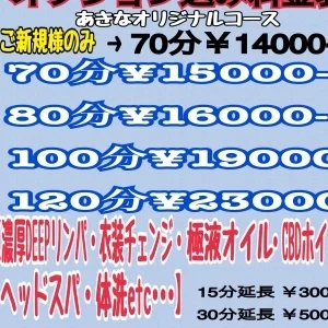 新感覚メンズエステ アロマクションのメッセージ用アイコン