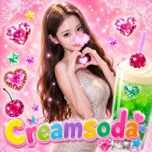 クリームソーダのメッセージ用アイコン