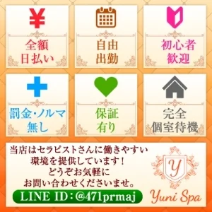 Yuni Spa〜ユニスパ〜のメッセージ用アイコン