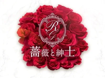 薔薇と紳士のメッセージ用アイコン